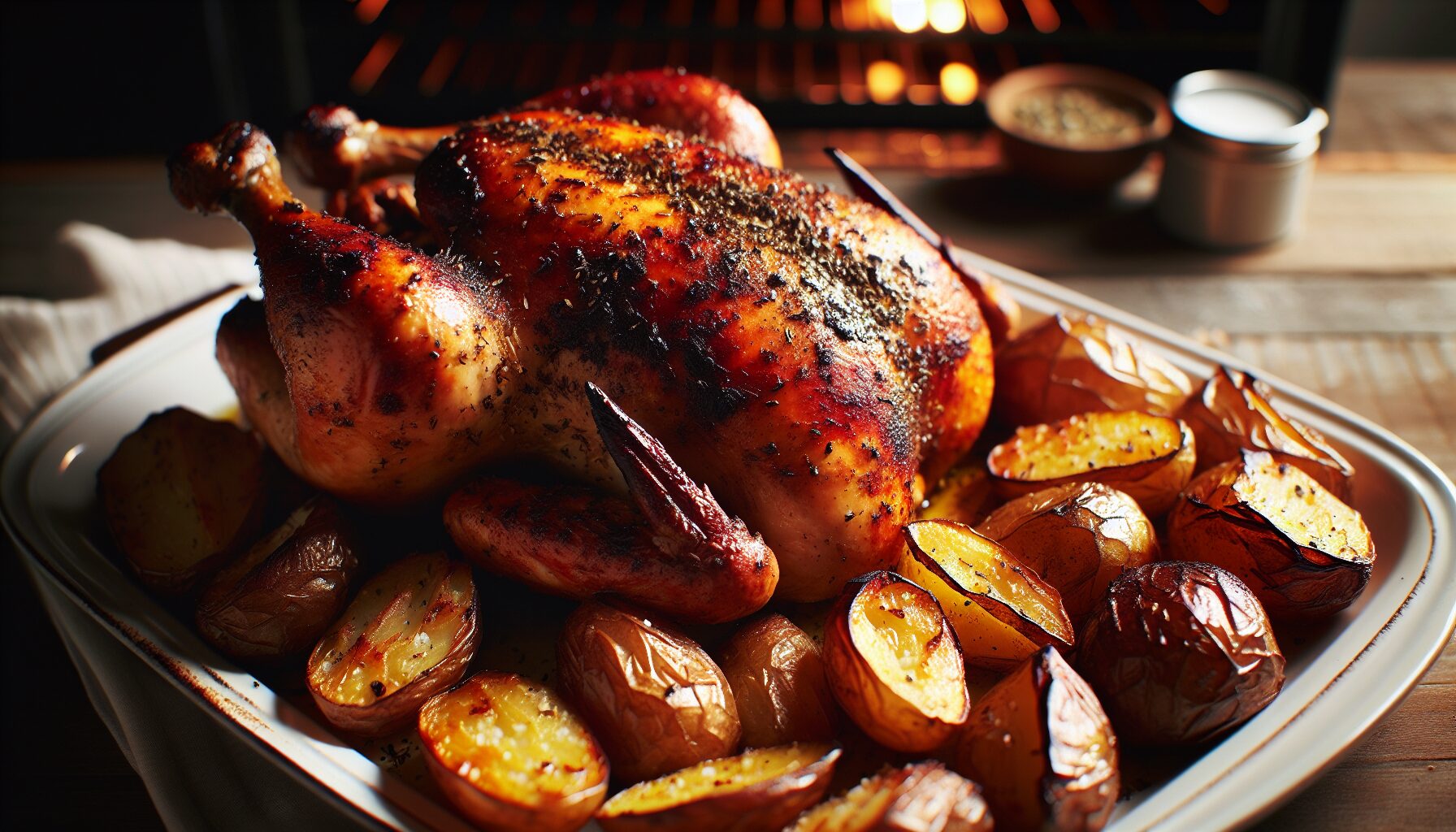 roast chicken from the oven with seasoning and roasted potatoes rich source of choline roast chicken from the oven with seasoning and roasted potatoes.